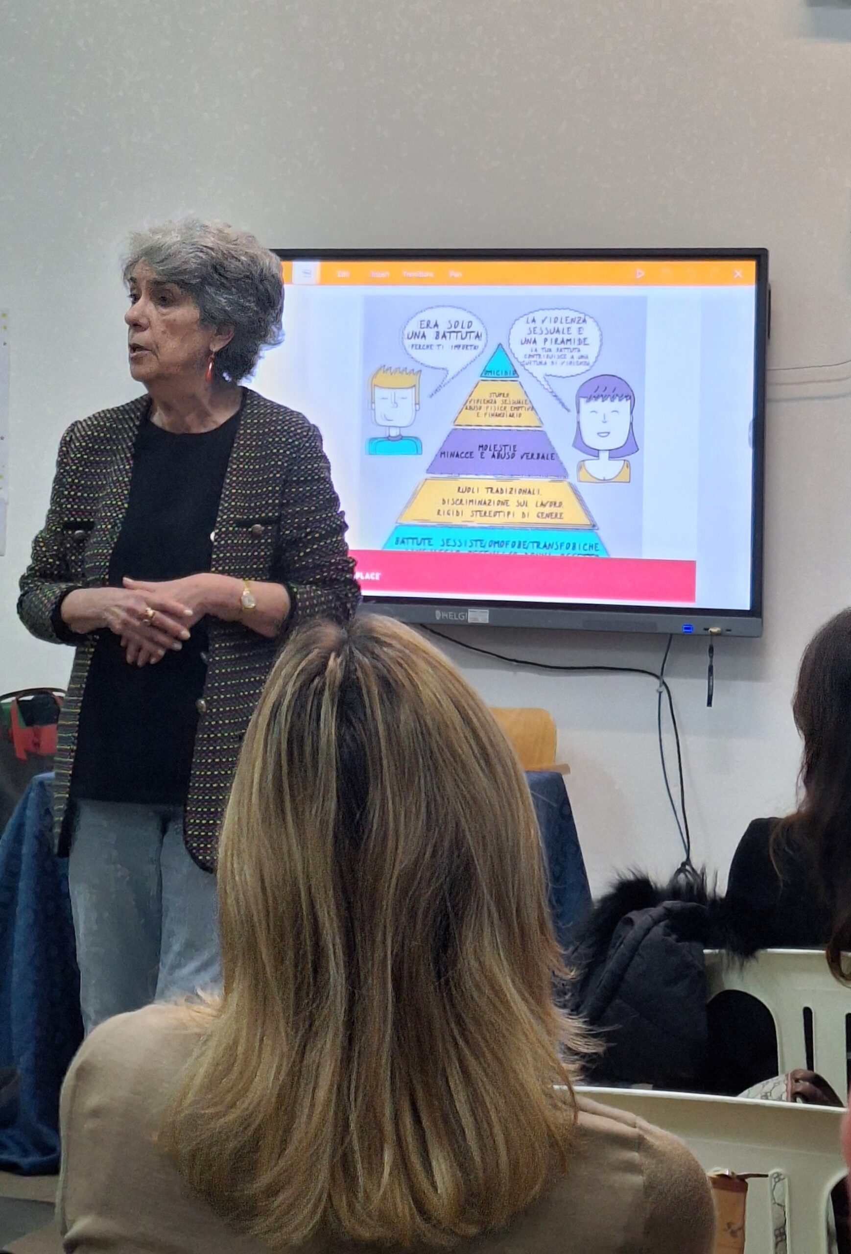 Professoressa Graziella Priulla - corso formativo Parità di genere