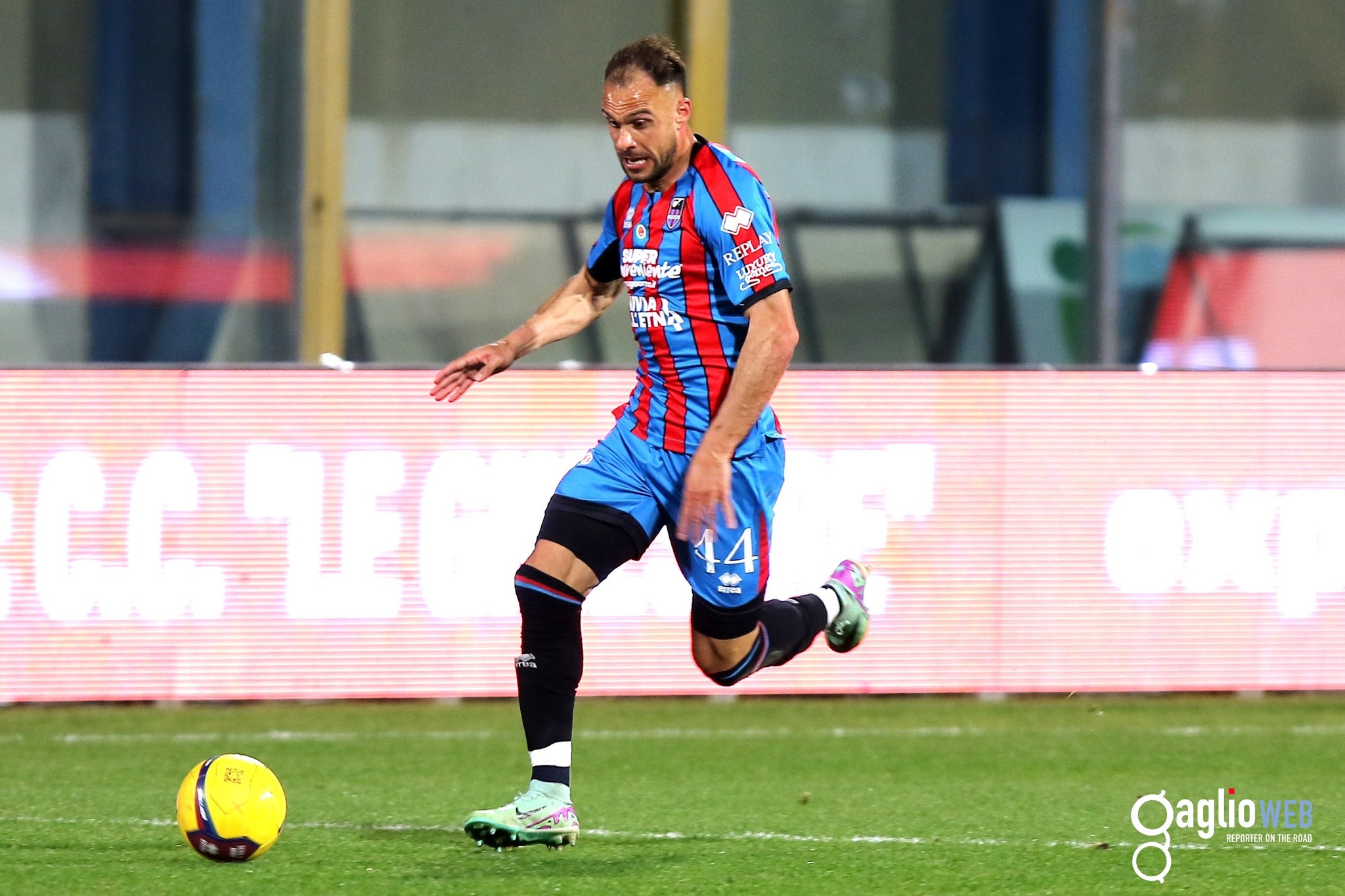 Infortunio per Davide Guglielmotti nel corso di Team Altamura 1-1 Catania