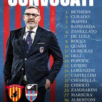 Serie C, Catania FC:Diciannove rossazzurri a disposizione di mister Lucarelli per Benevento-Catania.