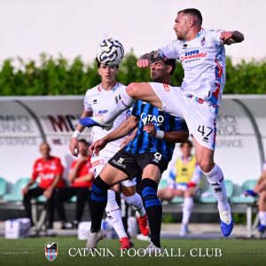 Calcio, Serie C: Il Catania pareggia 1-1 contro l’Atalanta U23 a Caravaggio e chiude il campionato al secondo posto.