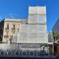 Turismo, Catania: Cantiere aperto per la riqualificazione del monumento a Bellini in Piazza Stesicoro.