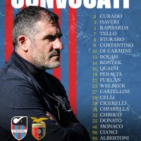 Serie C, Catania FC: Ventidue rossazzurri a disposizione di Mister Lucarelli in vista di Catania-Casertana.