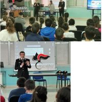 Attualità, Catania: A scuola di prevenzione con l’Arma dei Carabinieri presso la Scuola Media Quirino Majorana.