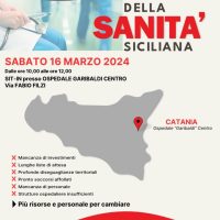 Prima Pagina, Catania: “In difesa della sanità siciliana”: sit in sabato 16 anche a Catania davanti al Garibaldi Centro (via Filzi).