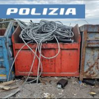 Cronaca, Catania: Furti di Rame, continuano i controlli della Polizia ai depositi di rottami.